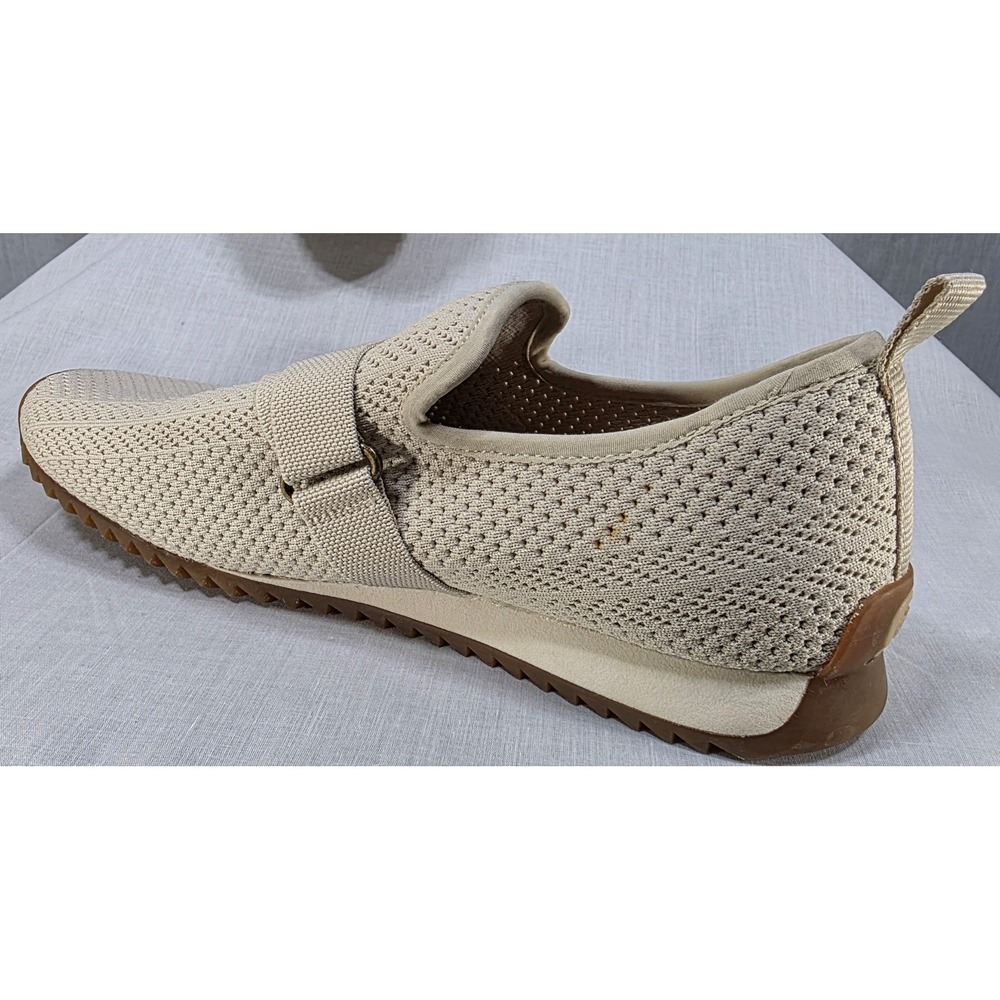 Born Womens Knit Slip On Sneakers Beige Tan‎ Elastic Strap Loafers BR0043278 10M - Picture 9 of 14